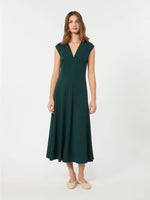 Load image into Gallery viewer, green Long interlock dress
