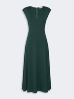 Load image into Gallery viewer, green Long interlock dress
