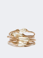 Carregar imagem no visualizador da galeria, gold Metal bracelet with beads
