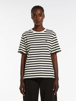 Carregar imagem no visualizador da galeria, black &amp; white striped T-shirt
