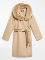 Load image into Gallery viewer, camel wool coat
