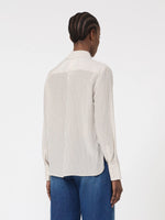 Load image into Gallery viewer, Printed crepe de chine shirt - Camel
