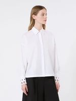 Carregar imagem no visualizador da galeria, optical white Cotton poplin shirt

