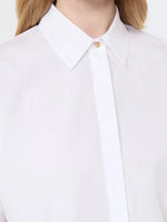 Carregar imagem no visualizador da galeria, optical white Cotton poplin shirt
