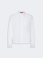 Carregar imagem no visualizador da galeria, optical white Cotton poplin shirt
