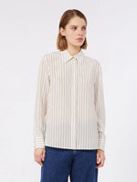 Carregar imagem no visualizador da galeria, natural printed silk shirt
