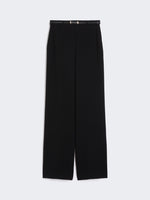 Load image into Gallery viewer, black wide cady trousers
