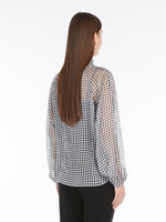 Load image into Gallery viewer, black vichi silk blouse
