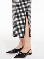 Load image into Gallery viewer, black viscose pencil skirt
