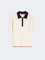 Load image into Gallery viewer, Stretch viscose jumper - White blue
