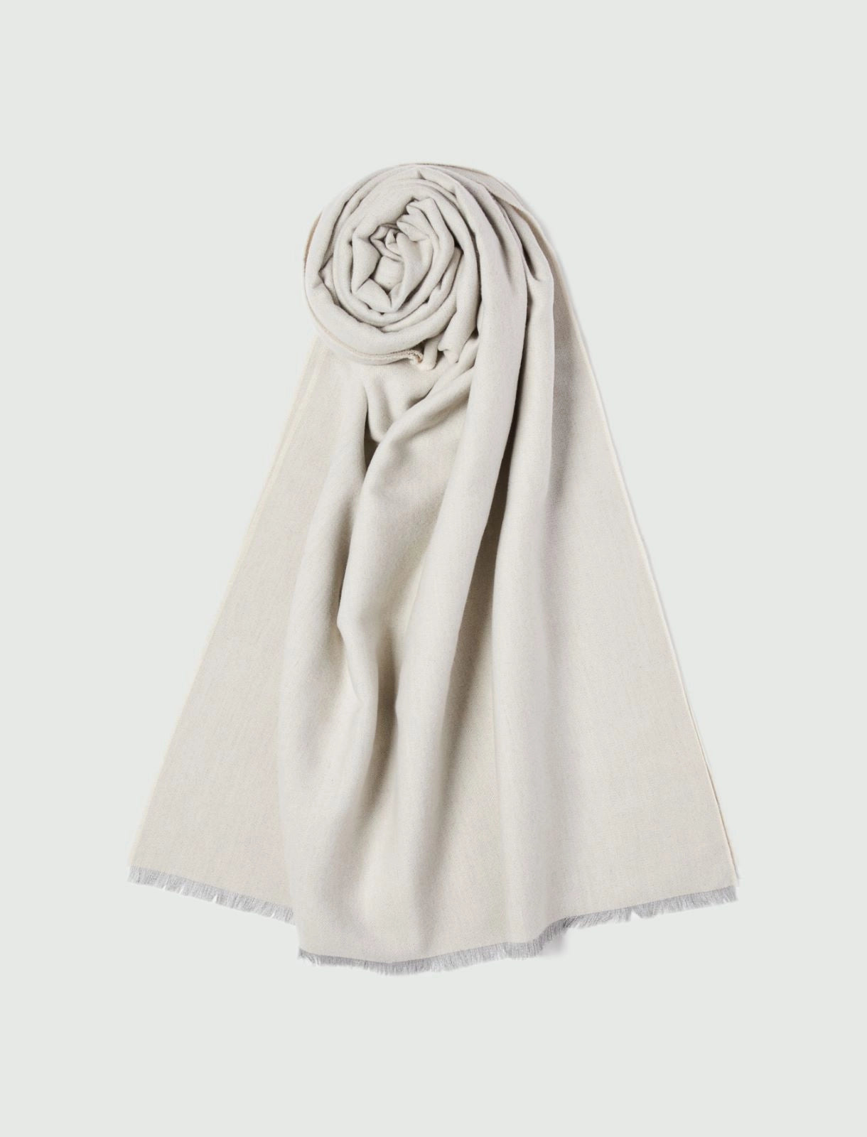 pearl grey bamboo scarf