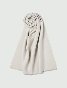 pearl grey bamboo scarf