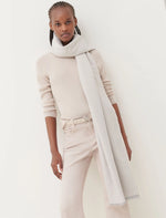 Load image into Gallery viewer, pearl grey bamboo scarf

