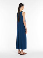 Load image into Gallery viewer, china blue A-line dress
