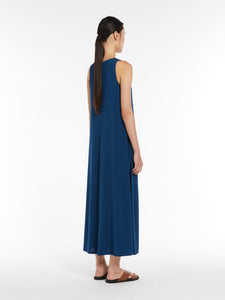 china blue A-line dress