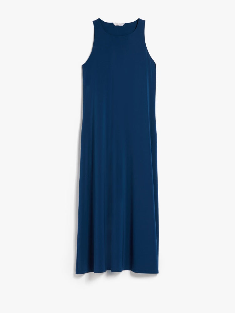 china blue A-line dress