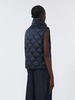 Load image into Gallery viewer, Padded water-repellent nylon canvas gilet - Midnightblue

