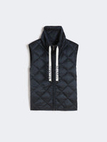 Load image into Gallery viewer, Padded water-repellent nylon canvas gilet - Midnightblue
