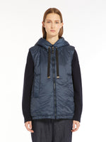 Load image into Gallery viewer, navy water-resistant canvas gilet
