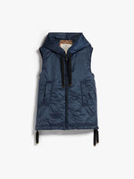 Load image into Gallery viewer, navy water-resistant canvas gilet
