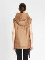Load image into Gallery viewer, caramel short gilet in water-resistant

