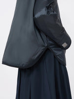 Carregar imagem no visualizador da galeria, midnight blue oversized padded jacket
