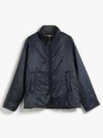 Load image into Gallery viewer, midnight blue short padded jacket
