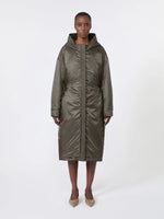Carregar imagem no visualizador da galeria, kaki long reversible padded parka
