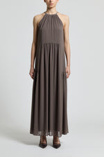 Load image into Gallery viewer, brown bark long dress
