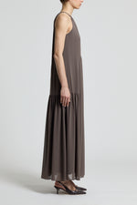Load image into Gallery viewer, brown bark long dress

