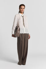 Load image into Gallery viewer, brown bark palazzo pants
