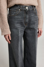 Carregar imagem no visualizador da galeria, Black Pant in denim
