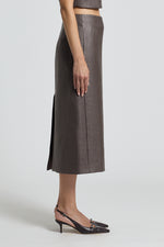 Load image into Gallery viewer, brown bark woman skirt
