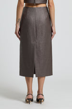 Load image into Gallery viewer, brown bark woman skirt
