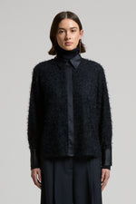 Load image into Gallery viewer, universal blue Bi-material shirt
