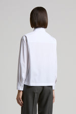 Carregar imagem no visualizador da galeria, flash white Shirt with leaf collar
