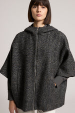 Carregar imagem no visualizador da galeria, Eclipse Gray Coat with hood
