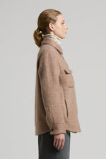 Carregar imagem no visualizador da galeria, Mars Soil Beige woman jacket
