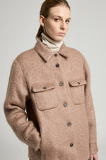 Carregar imagem no visualizador da galeria, Mars Soil Beige woman jacket
