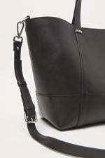 Load image into Gallery viewer, ebony One-fabric maxi shopping bag
