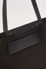 Load image into Gallery viewer, ebony One-fabric maxi shopping bag

