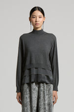 Load image into Gallery viewer, eclipse Gray Knitted sweater
