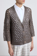 Load image into Gallery viewer, brown clay knitted sweater
