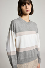 Carregar imagem no visualizador da galeria, mercury gray Knitted sweater

