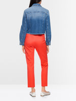 Carregar imagem no visualizador da galeria, Short denim jacket in stretch cotton
