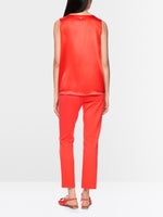 Load image into Gallery viewer, bright tomato Silk Top
