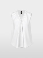 Carregar imagem no visualizador da galeria, white Vibrant top with pleating
