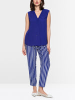 Carregar imagem no visualizador da galeria, iolite Vibrant top with pleating
