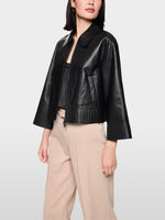 Carregar imagem no visualizador da galeria, black lamb nappa jacket
