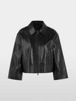 Carregar imagem no visualizador da galeria, black lamb nappa jacket
